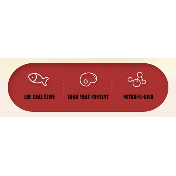 Pet Supplies Fresh Three Flavors Cat Strips Pet Food Snacks for Promoting Canned Food