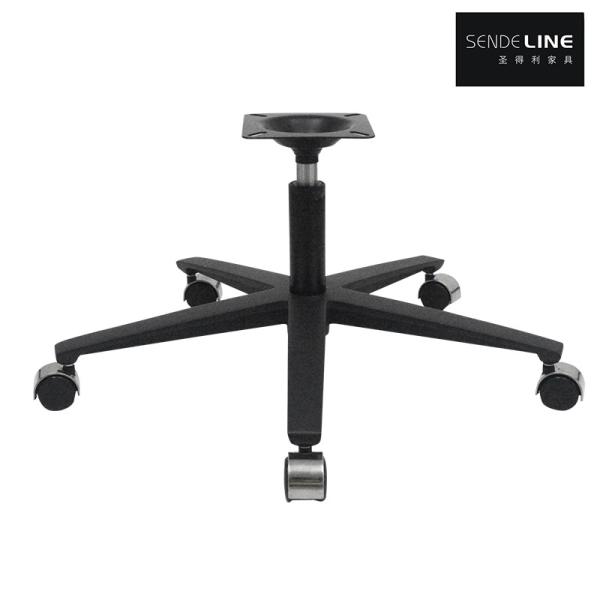 Aluminum Revolving Chair Metal Base With Wheels Five Star Chair Legs