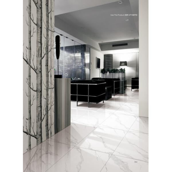 Dining Room Interior Porcelain Flooring Durable and Stylish