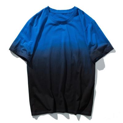 Camisas 100% eficazes na redução de custos da placa T da tintura do laço do algodão para o homem