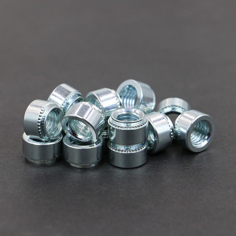 ND809 Carbon Steel Rivet Nut Zinc Plated Heavy Duty Industrial Fastener with Flat Head
