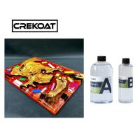 Baixo odor Art Jewelry Epoxy Resin Fast que cura Crystal Clear Glass Like Finish
