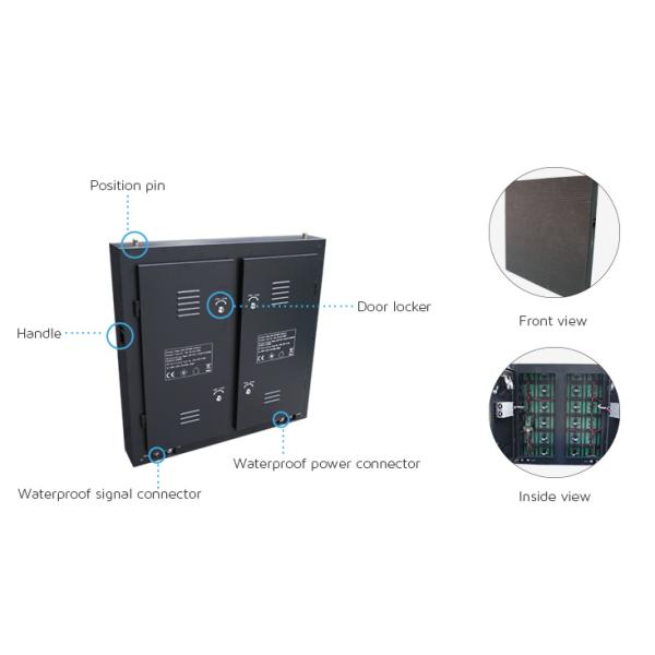 Clear RGB Led Advertising Billboard density 10000 3G WIFI control high resolution advertising led screen