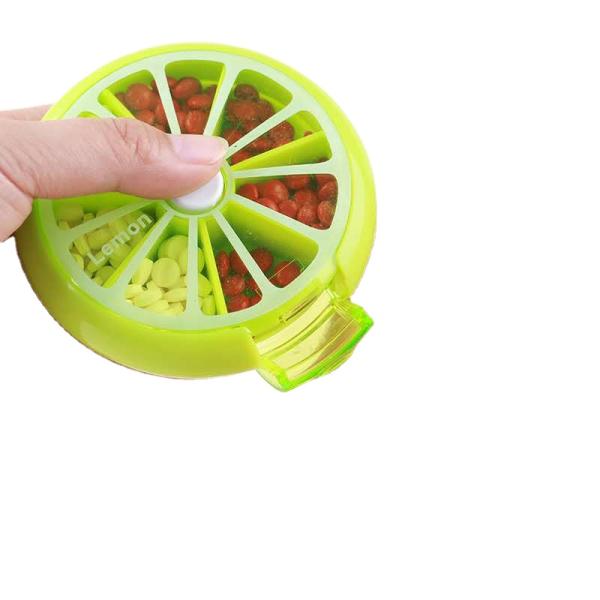 7-суточный еженедельный цветок коробки распределителя медицины таблетки формирует рыбий жир 12cm витамина 7 случаев