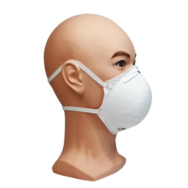  6864 nose cup chemical mask for cup mask cup mask material elastic earloop cup mask non woven cup mask