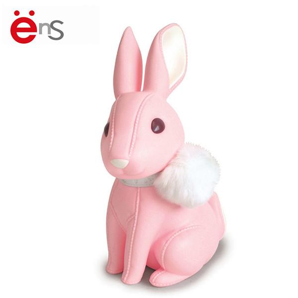 Plastic bunny rabbit piggy bank For Promotional Gifts CPSIA ASTM standard