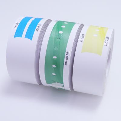 Tyvek Hospital ID Wristbands , Medical Bar Code UPC Patient Wrist Tag