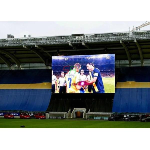 10mm Outdoor Full Color LED Display , High Brightness Stadium LED Screen