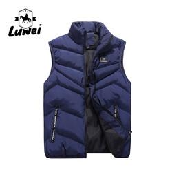 Winter Classic Plus Size Top Clothes Zipper Thick Utility Sleeveless Warm Cotton-padded Waistcoat Men Vest