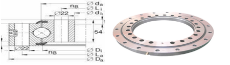 Light Single Row WD-060.20.0744 Slewing Bearing Tower Crane Accessories Thin Type And High Quality