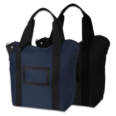 1400 DENIER CORDURA LOCKING COURIER BREEFCASE BAGS W/ HANDLES - 17W X 14H X 6D - Pronto para o envio