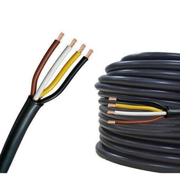 RVV Flexible PVC Jacket Flat Wire Electrical Cable for Easy Installation and Maintenance in Industrial Applications