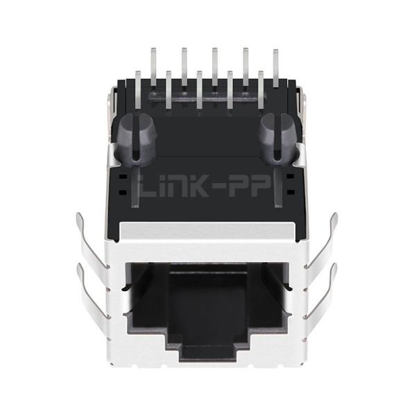 Tyco 6605810-1 Compatible LINK-PP LPJG16506CNL 100/1000 Base-T Tab Up Without Led Single Port RJ45 Connector Network
