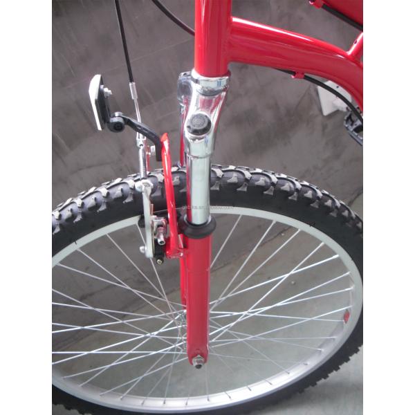 24inch Shimano 7 speeds OEM CE Steel tandem two people Bicycle with Fork Suspension