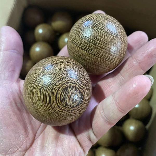 Wooden Massage Balls for Chinese Medicine Apparatus Relaxation and Hand Grip Exercise