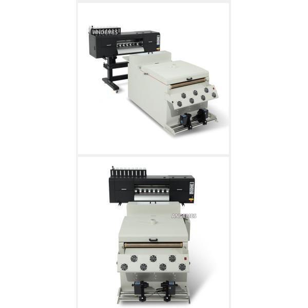 Профессиональный DTF принтер с белым чернилом шириной печати 60 см 3 головы флуоресцентный сушилка