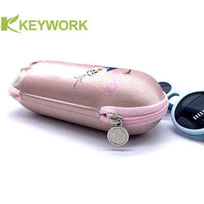 Satin Surface Cartoon Large EVA Eyewear Case Kids Sunglasses Protective innovative gifts
