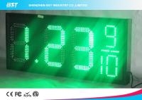 Display de relógio LED colorido duplo para esportes ao ar livre, alta precisão