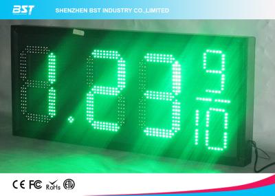 Double Sided Color Led Clock Display For Outdoor Sports , High Accuracy