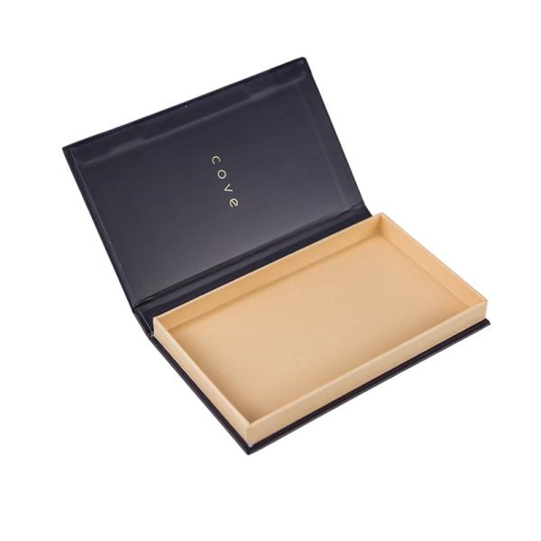 O livro luxuoso do OEM deu forma à caixa de empacotamento do caso móvel com logotipo