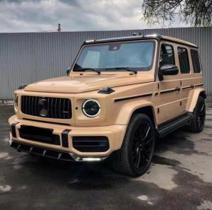 TPU Gloss Desert Yellow Color Paint Protection Film Self Adhesive 7.5mil