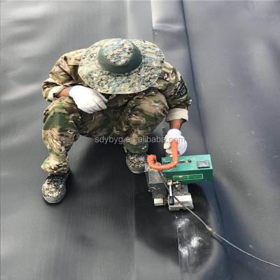 0.75mm 1mm 1.5mm Hdpe Geomembrane Peixe Farm Liner Lagoa para conservação de água Liner