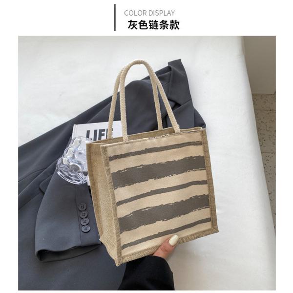TOTE BAG CANVAS BAG CANVAS GIRL NEW PRINTED TOTE INS PORTABLE BENTO LUNCH BOX WORK