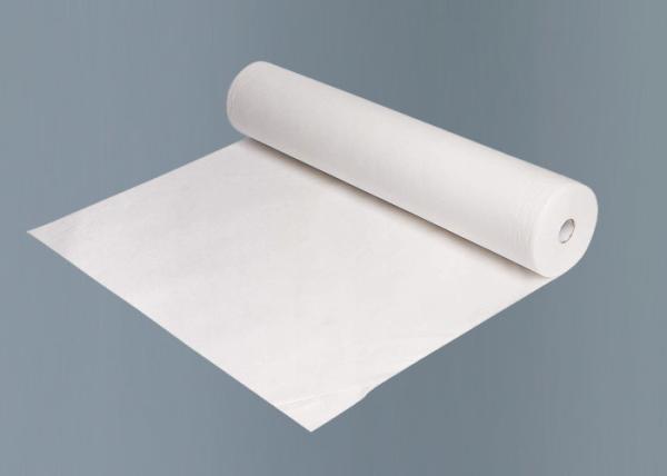 Anti Oil Disposable Paper Bed Sheets Headrest Paper White Color 40gsm Thick