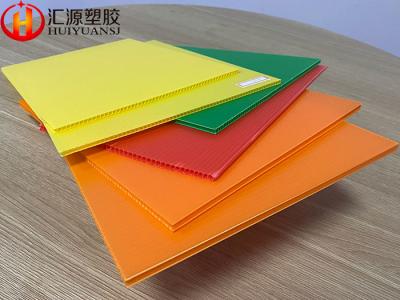 Colorful Correx Fire Retardant Sheets , 4x8 Corrugated Plastic Sheet