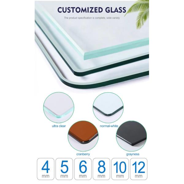 Solid Structure Glass Color Mirror Decorative Glass Clear or Tinted Made Float Glass