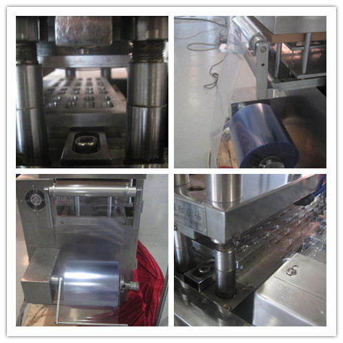 Durable Automatic Blister Packing Machine , Aluminum Small Blister Pack Machine