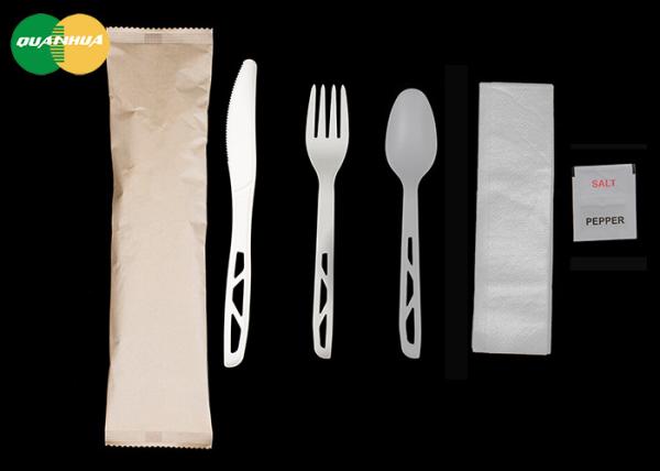 OEM ODM Eco Friendly Disposable Cutlery Kit Biodegradable Compostable