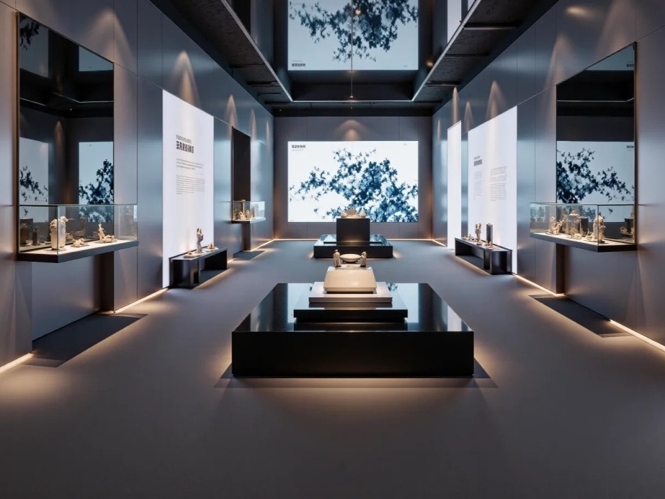 Customization Exhibition Case Museums Galleries Exhibition Display Boxes