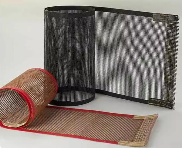 PTFE Mesh Belt with Maximum Width of 4.0m Microwave Safe and Breathable for High Temperature Applications