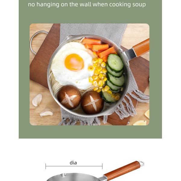 Humanized японская кухня лотка соуса варя не бак молока ручки кипя