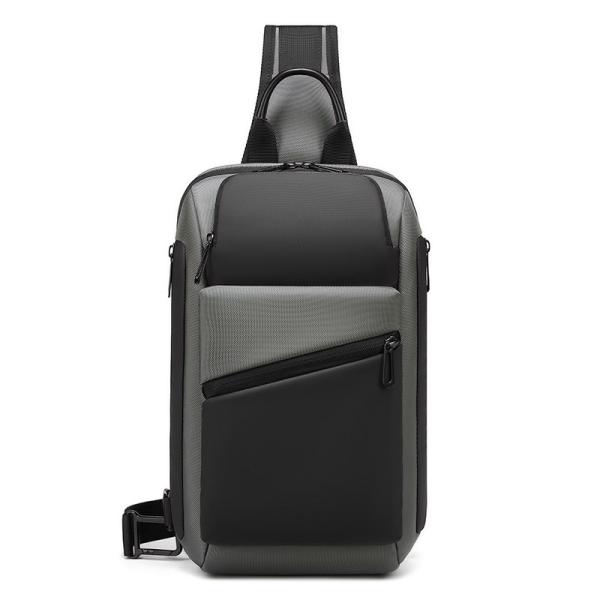 MingLu Nova Multifunção Crossbody Homem Bolsas Estilo Bolsa de Ombro Homem Sling Single Peito Bolsa para Outdoor