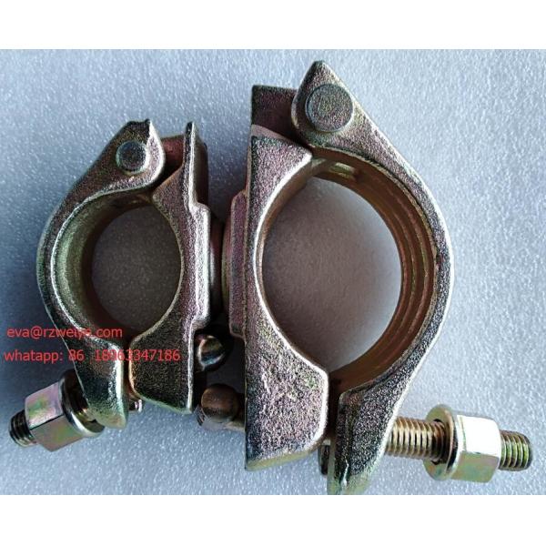 48.3*76MM Yellow Electro galvanized Scaffold coupler big capacity