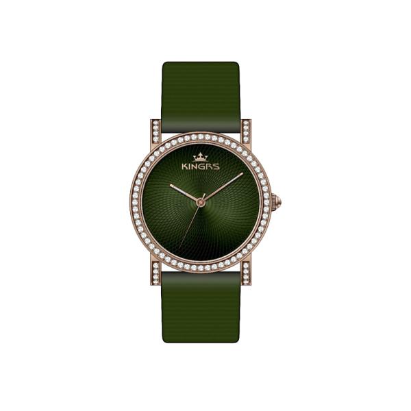 Stainless Steel Case Latest Fashion Watches For Girls Waterproof ,OEM Leather Wrist watch ,Jewelry Wrist Watch