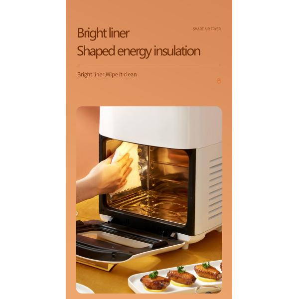 Kitchen Electric Deep Fryer 12L 15L Air Fryer Oven with Digital Control Thermostat