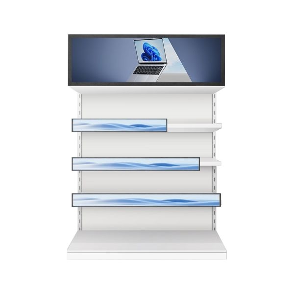 Qtenboard 28 4K UHD Bar LCD Display with 5ms Response Time and 178° Viewing Angle for Commercial Digital Signage