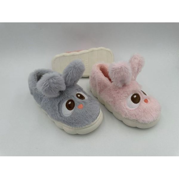 Womens House Slippers Animal Style With 3D Trims