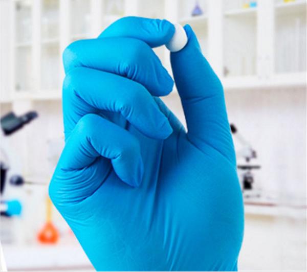 Good Feeling Medical Grade Nitrile Gloves Antibacterial Good Abrasion Resistance