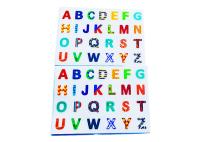Alphabets de bande et autocollants réutilisables de nombres pour des enfants éducatifs, des lettres des enfants statiques et des nombres AUCUNE colle