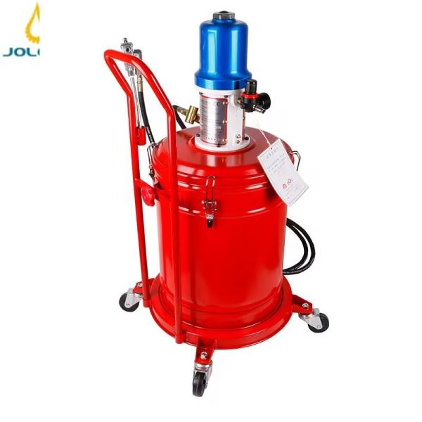 Pneumatic Grease Barrel Pump With Wheels 20 Liters 405 Bar