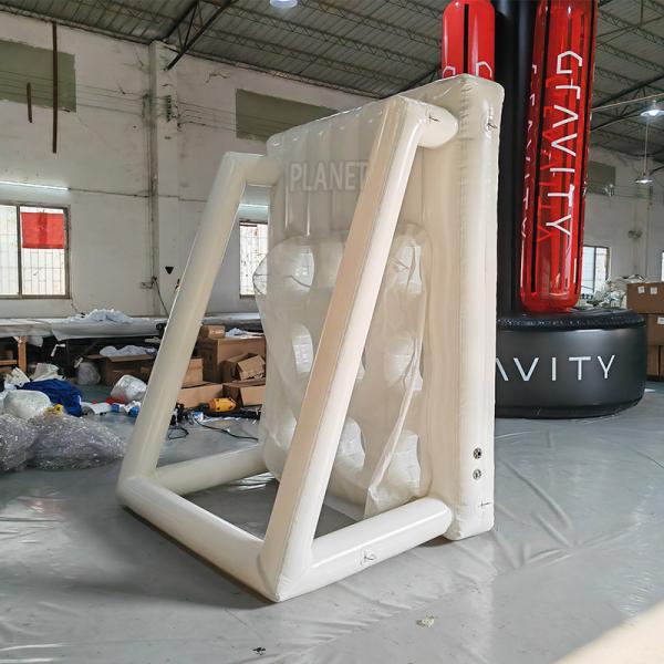 Customized Carnival Practice Inflatable Football Toss Game Inflatable Soccer Target Goal