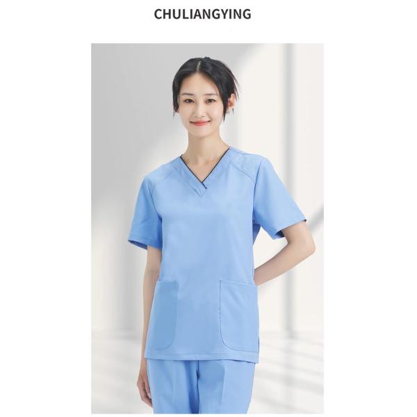 Los uniformes de los exfoliantes médicos Spandex Estiramiento Moderno Uniformes Médico Exfoliantes de enfermería