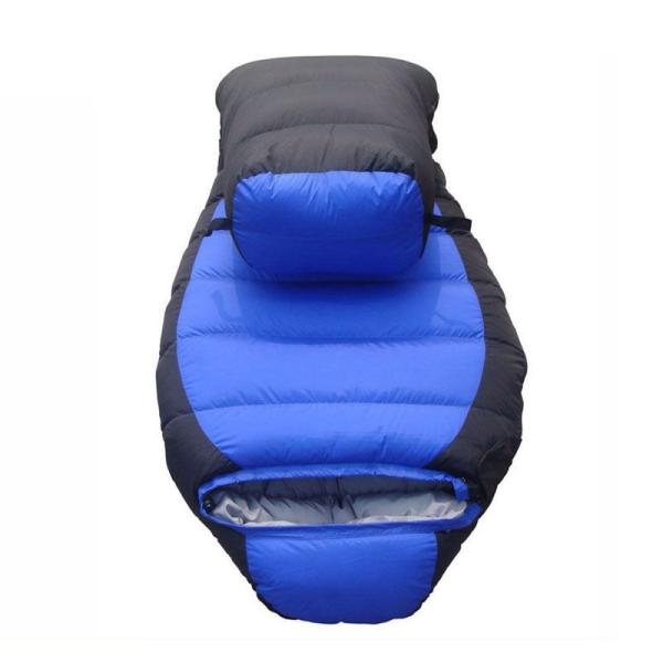 Mummy Sleeping Bag, 0°F Sleeping Bag for Big & Tall Adults, No-Snag Zipper Adjustable Hood for Warmth Ventilati