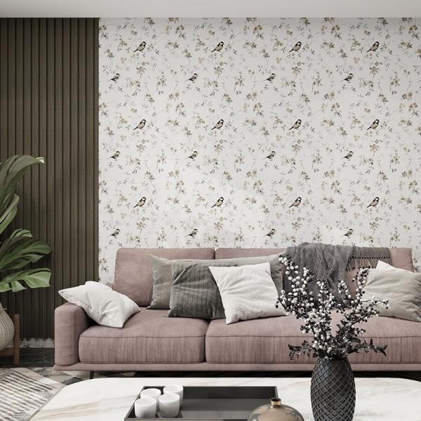 Wall Decoration Wallpaper with Glossy Surface and Anti-Static Function