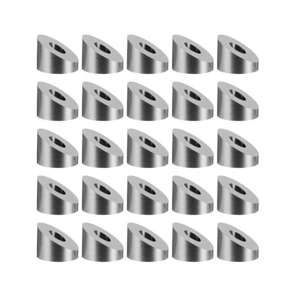 Stainless Steel Beveled Washers for Deck Cable Railing Construction and Decoration