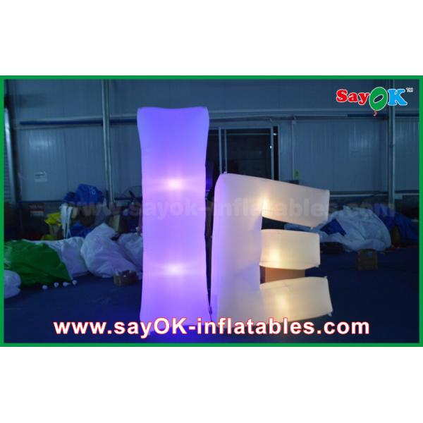 Раздувное свадьбы слов украшения письма письмо приведенное Inflable модельной гигантское со светами красочными